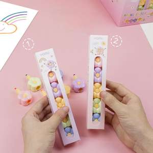 Großhandel 48 Stück/Box Zurück zur Schule Heiße Fluoreszenz-Gel Anime Coole Schönheits-<span class=keywords><strong>LO</strong></span> Schüler Schreibwaren Etikettenstifte Kunststoff-Bastelbedarf - Product Image 4