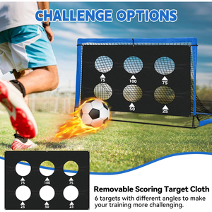 <span class=keywords><strong>Mini</strong></span> But de Football Pliable et Portable pour Enfants, Filet de Cible de Football pour Entraînement Intérieur et Extérieur, Accessoires de Football - Product Image 2