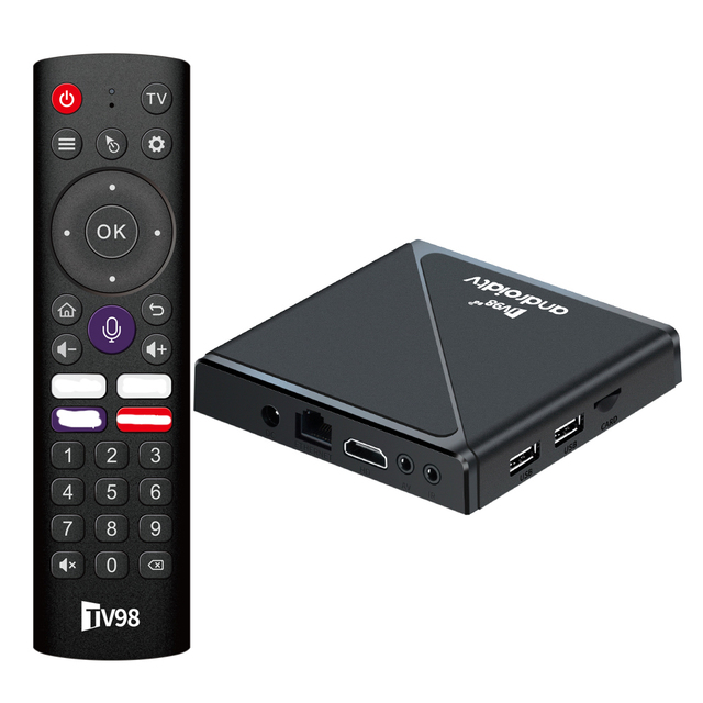Haoyu Newest TV Box Android 14 TV98 ATV Pro Smart Box Allwinner H313 8K Media Player Movies Tv Android Box