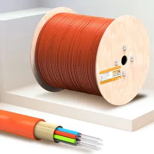 Indoor Tight Buffer Fiber Optic Cables 1 Core PVC 144 Simplex GJFJV Double Sheath Communication Cables