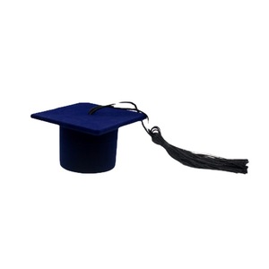 Scatola <span class=keywords><strong>per</strong></span> Anelli a Forma di Cappello da Dottore 2024, Carina, in Velluto, <span class=keywords><strong>Regalo</strong></span> di Laurea, Contenitore <span class=keywords><strong>per</strong></span> Proposta di Matrimonio, Cerimonia di Fidanzamento - Product Image 5
