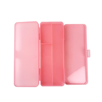 Organisateur de papeterie en plastique transparent en gros – Trousse à crayons et stylos avec fermeture à fermoir, design original pour étudiants, multi-usages