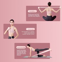 Bandas de Resistencia Elásticas de TPE para Yoga y Fitness, Ecológicas y Duraderas, para Entrenamiento de Hombros y Espalda, y Ejercicios de Estiramiento