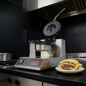 Machine automatique à galettes de hamburger et machine à cuire les pains à hamburger pour la production de hamburgers <span class=keywords><strong>maison</strong></span> - Product Image 3