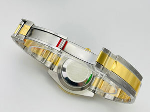 อัพเกรดลูกปัดเรืองแสง ออกแบบให้เข้ากับดีไซน์แบบฝัง พร้อมคริสตัลทรงโค้งมน นาฬิกาจักรกลผู้ชาย - Product Image 5