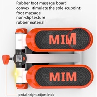 Mini Stepper d'Exercice Aérobique Pas Cher pour la Perte de Poids, Appareil de Fitness Domestique Unisexe en Acier pour la Marche et le Renforcement Corporel