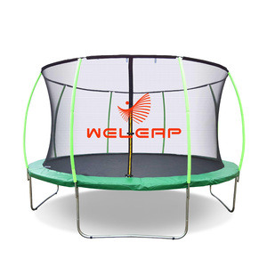 Weleap 13ft cao cấp Trampoline với an toàn bao vây <span class=keywords><strong>Net</strong></span> Top-Ring Flex khung cho tập thể dục và Bungee rebounder in-<span class=keywords><strong>Net</strong></span> Trampoline - Product Image 1