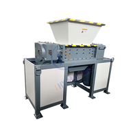 Machine à double arbre en métal pour déchiqueter la déchiqueteuse de déchets de papier de tissu