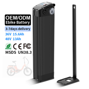 <span class=keywords><strong>48v</strong></span> 13ah 624wh אחורי מתלה מנעול מפתח עבור אופני מטען עיר הרים חשמליים לטווח ארוך סוללת ליתיום יון ביייק - Product Image 1