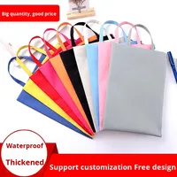 Bolsa de Trabajo para Archivos, Materiales de Estudio, Bolsa para Tareas A4, Bolsa para Guardar Pruebas Escolares, Bolsa Impermeable de Tela Oxford