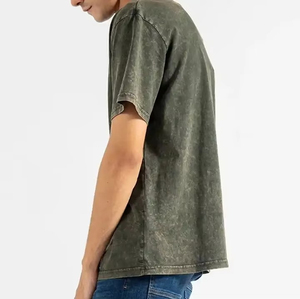 Camisetas de Hombre con Lavado Ácido, Corte Regular, Última Moda, Tela Ligera y Cómoda, Camisetas de Hombre con Lavado Ácido Personalizadas - Product Image 5