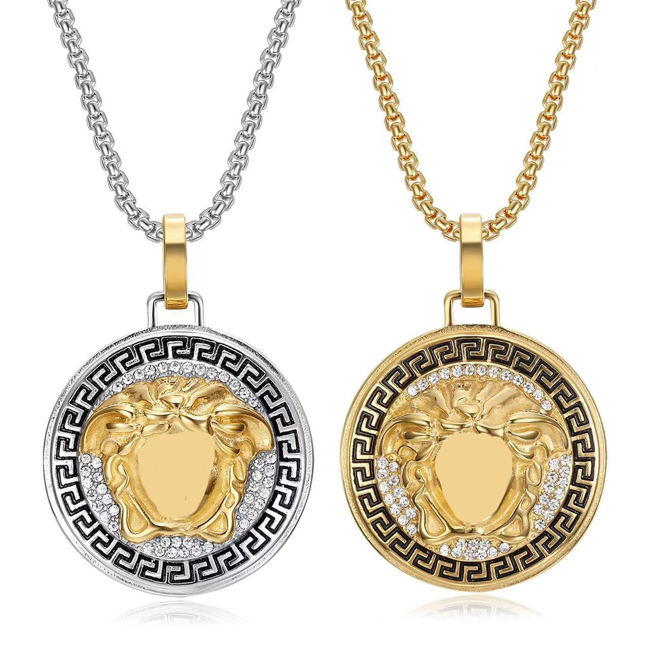 Timeless Elegance Intricate Design Cubic Zirconia Mythical Gorgon