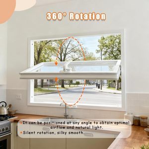 เชดวินโดว์ส์, 360 °   <span class=keywords><strong>หน้าต่าง</strong></span><span class=keywords><strong>บาน</strong></span><span class=keywords><strong>เลื่อน</strong></span>แบบหมุนได้, <span class=keywords><strong>หน้าต่าง</strong></span>กระจกอลูมิเนียมอัลลอยพร้อมมือจับ, <span class=keywords><strong>หน้าต่าง</strong></span>ฝังผนังสำหรับห้องน้ำในห้องใต้ดิน - Product Image 3