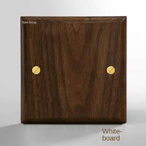 Prise murale universelle à panneau tactile pour lampe antique, en noyer noir massif, faite à la main, style rétro, interrupteur électrique 16A norme britannique - Product Image 6