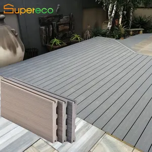 Composito di plastica di legno di WPC, ecologico, anti-UV, pavimento espulso del terrazzo
