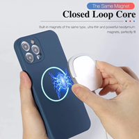Coque Téléphone Magnétique pour iPhone 17 16 15 14 13 12 11 Pro Max Plus, Étui en Silicone Souple TPU