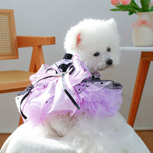 PETCIRCLE Ropa para Mascotas para Primavera y Otoño, Perros Pequeños, Cachorros, Falda Tutú de Elfo Mágico Estilo Oscuro para Fiestas - Product Image 5