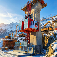 Monte-charge en acier haute sécurité SC200/200 avec moteur et dispositif anti-chute