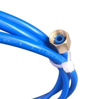 Tuyau d'alimentation en eau pour machine à glaçons, flexible et durable, en PEX, raccord femelle 1/4 pouce, moderne, 4-20 pieds, PI6-01, laiton, OEM