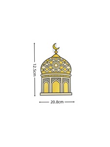 3D 모스크 LED 야간 조명 모션 센서 충전식 이슬람 벽등 무선 라마단 장식 이드 무바라크 선물 조명 - Product Image 2