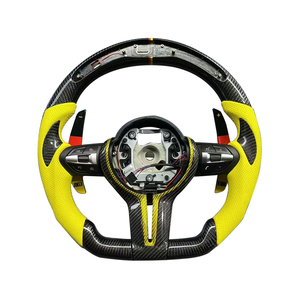 Volante Sportivo in Fibra di Carbonio e Pelle per BMW Serie F10 F30 <span class=keywords><strong>F20</strong></span> F32 F36 F80 F82 M3 M4 <span class=keywords><strong>M</strong></span> E Sport - Product Image 3
