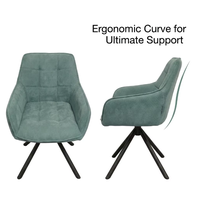 Chaise d'appoint en velours de luxe léger avec pieds en métal pour salon et chambre à coucher