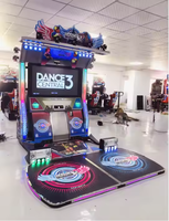 Machine de jeu d'arcade Just Dance de l'usine à jetons avec des composants en bois en plastique en métal dansant la machine