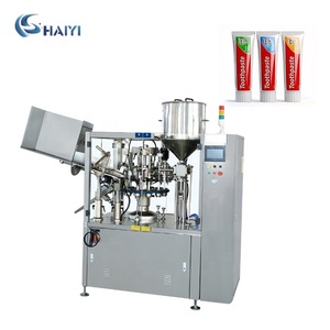 Automatic plastic tube filling sealing machine
