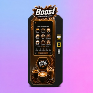 เครื่องจำหน่ายกาแฟอัตโนมัติเชิงพาณิชย์ หน้าจอสัมผัส เครื่องชงกาแฟแบบ Bean-to-Cup ระบบจัดการผ่านคลาวด์ รองรับการชำระเงินหลากหลายรูปแบบ - Product Image 2