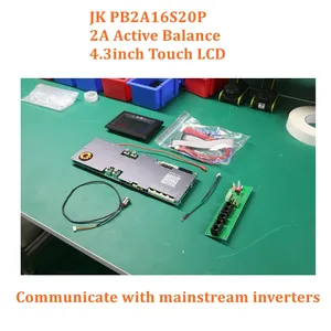solar-lithium-batterie wand powerbox 16S 48V 280AH lifepo4 batterie mit metallgehäuse speicher diy box jk bms