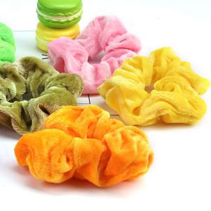 Nach Farbe oder Druck Lockige <span class=keywords><strong>Messy</strong></span> <span class=keywords><strong>Bun</strong></span> Stück <span class=keywords><strong>Scrunchie</strong></span> Hochsteckfrisur Abdeckung Haar Mode Haarband für Haar - Product Image 2