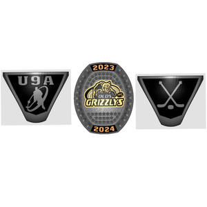 แหวนแชมป์ทีมซอฟต์บอลวอลเลย์บอล ชุบทองคำสีกุหลาบ ทำจากโลหะผสมสังกะสี พร้อมดีไซน์รูปหัวใจ - Product Image 3