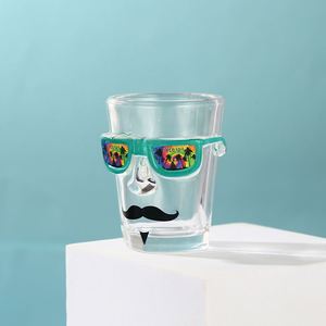 Vaso de Whisky de 2oz con Logotipo Personalizado, Vaso de Vidrio para Sublimación, Vaso de Chupito de Recuerdo - Product Image 1