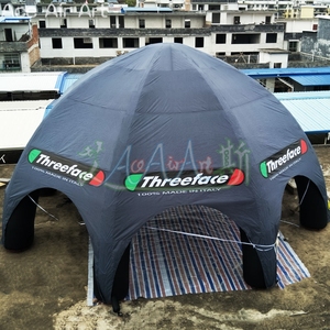 Tente gonflable de 10m de diamètre tente de camping publicitaire abri d'auvent de <span class=keywords><strong>voiture</strong></span> pour l'exposition et le salon commercial, tente gonflable d'araignée - Product Image 3