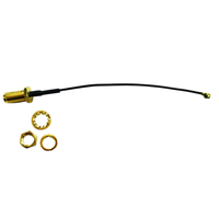 Antenne WiFi double bande 2,4 GHz/5,8 GHz 3 dBi avec connecteur RP-SMA, antenne en caoutchouc pour carte Mini PCI, caméra, adaptateur USB, routeur réseau