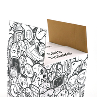 Caja de Cartón Corrugado para Envíos, con Forro de Esponja, Laminación Mate Colorida, Logotipo Personalizado al por Mayor, Resistente para Cómics