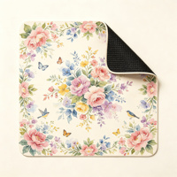 Tapis de Mahjong Personnalisé en Soie Papillon, Tapis de Table de Mahjong Américain Antidérapant en Microfibre pour 4 Joueurs, Idéal pour Fêtes à Domicile