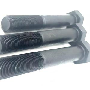 Boulons à tête hexagonale en acier allié oxydé noir pour la fixation des pièces de roues - Product Image 4