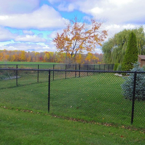 Black Galvanized Diamond Wire Mesh Chain Link Fence Frame Fence Grillage Pour Clture <strong>Champ</strong> - Product Image 5