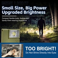 Senter Mini EDC Brightenlux dengan Klip Magnetik & Lampu Strobo RGB Isi Ulang Gantungan Kunci untuk Berkemah di Luar Ruangan Darurat Pabrik OEM