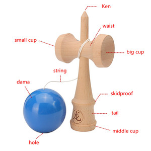 <span class=keywords><strong>Kendama</strong></span> ของเล่นไม้ดาบทักษะถ้วยบอลเกมการศึกษากลางแจ้งของขวัญกีฬาสำหรับเด็ก - Product Image 6