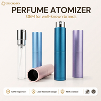 Flacon de recharge de parfum personnalisé de petite taille, qualité supérieure, pour hommes, 5 ml, 10 ml, 15 ml, 30 ml, atomiseur de parfum en aluminium