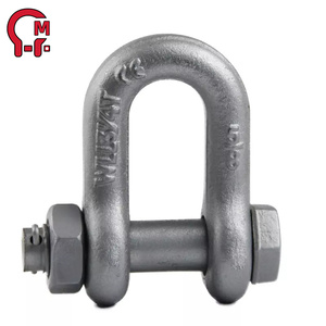 Thép hợp kim mạ kẽm giả mạo vít pin D cùm <span class=keywords><strong>Marine</strong></span> Neo cùm hlm chúng tôi loại D còng dưới nhiệm vụ nặng nề thép carbon còng - Product Image 3
