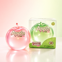 Nouveau jouet anti-stress Vaseline Fruit Squishy en TPR, pomme maltose, pour soulager l'anxiété et la colère, à partir de 14 ans