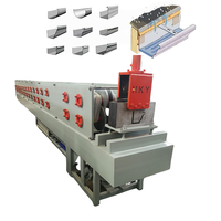 Machine automatique portable de fabrication de tuiles de toiture et de gouttières en acier coloré avec engrenages et roulements pour la formage de gouttières de descente