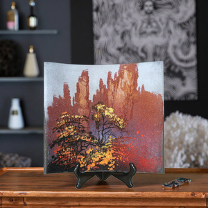 <span class=keywords><strong>Handmade</strong></span> gạch bằng đá sa thạch sơn trang trí nội thất của zhangjiajie thân thiện với môi Trung Quốc đất sét Tiles-Tabletop bàn trang trí tác phẩm nghệ thuật quà lưu niệm - Product Image 3