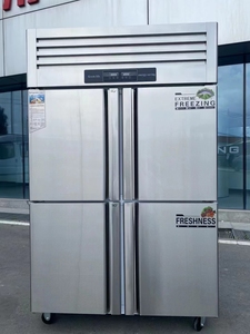 Alcance comercial en el refrigerador <span class=keywords><strong>4</strong></span> <span class=keywords><strong>puertas</strong></span> Gabinetes refrigerados resistentes Refrigerador vertical Nevera Congelador - Product Image 4