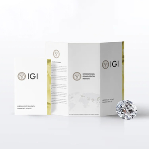 Attagems hình bầu dục cắt VVS-VS1 0.1ct-0.7ct IGI gia chứng nhận phòng thí nghiệm phát triển hình bầu dục Eternity ban nhạc kim cương cho Nhẫn đính hôn - Product Image 4