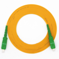 Cordon de brassage optique simple mode simplex LSZH de qualité télécom 2,0 mm 3,0 mm SC UPC vers SC UPC, câble de brassage à connecteurs optiques