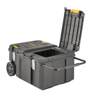 Boîte à outils Dewalt 200l en plastique avec roulettes pour le rangement et le transport - Product Image 1